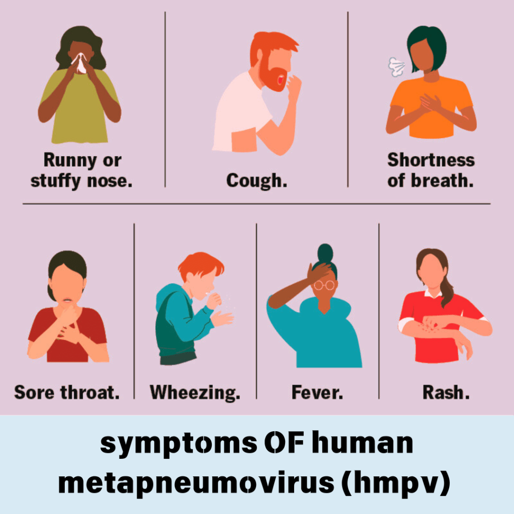 symptoms OF Human Metapneumovirus (HMPV)